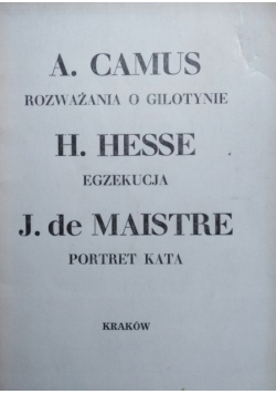 Rozważania o gilotynie