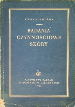 Badania czynnościowe skóry
