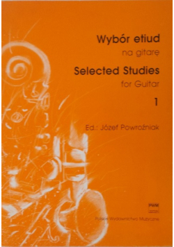 Wybór etiud na gitarę Tom 1