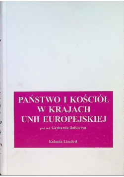 Państwo i Kościół w krajach Unii Europejskiej