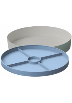 Tacka sensoryczna Play Tray Soft Blue 2w1 nieb