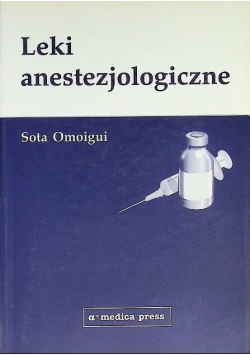 Leki anestezjologiczne