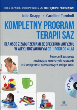 Kompletny program terapii SAZ dla osób z zaburzeniami ze spektrum autyzmu w wieku rozwojowych od 1 roku do 4 lat