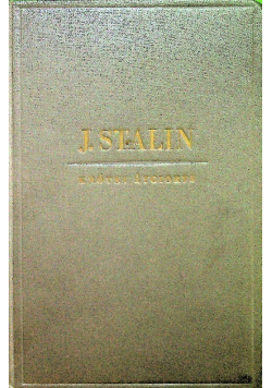 Stalin krótki życiorys 1949 r.
