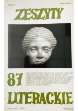 Zeszyty literackie 87 Nr 3 / 04
