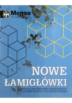 Mensa The High IQ Society Nowe łamigłówki