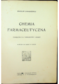 Chemia farmaceutyczna 1915 r.