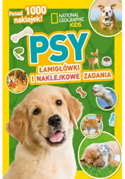 National Geographic Kids. Psy. Łamigłówki i naklejkowe zadania
