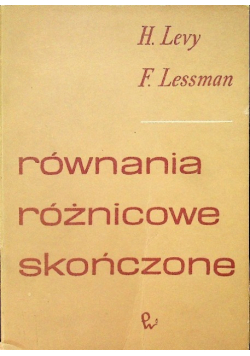 Równania różnicowe skończone