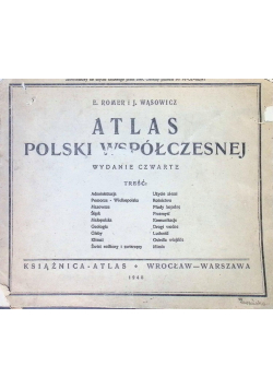 Atlas Polski współczesnej 1948 r.