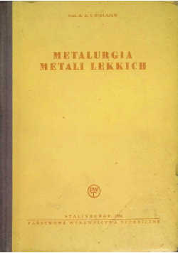 Metalurgia metali lekkich