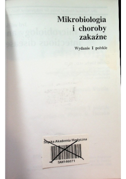 Mikrobiologia i choroby zakaźne