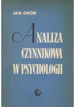 Analiza czynnikowa w psychologii