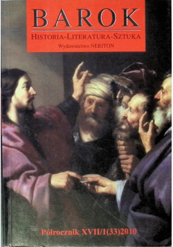 Barok Historia Literatura Sztuka Nr 33 / 10