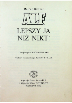 Alf lepszy ja niż nikt