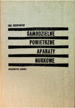 Samodzielne powietrzne aparaty nurkowe