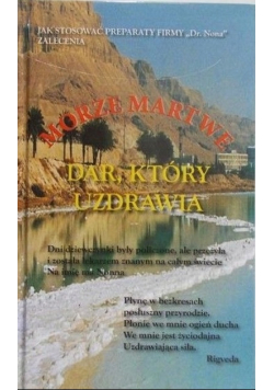 Morze martwe dar który uzdrawia