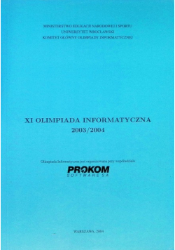 XI olimpiada informatyczna 2003/2004