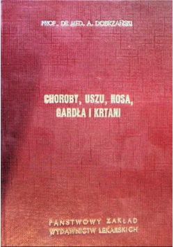 Choroby uszu, nosa, gardła i krtani