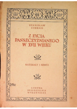 Z życia pańszczyźnianego w XVII wieku