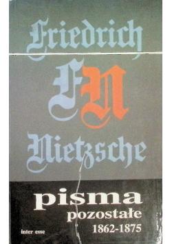 Pisma pozostałe 1876 do 1889
