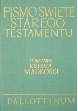 Pismo Święte Starego Testamentu Tom VIII  3