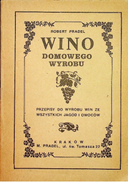 Wino domowego wyrobu, 1936 r.