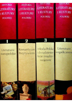 Historia literatury i kultury Polskiej Tom 1 do 4