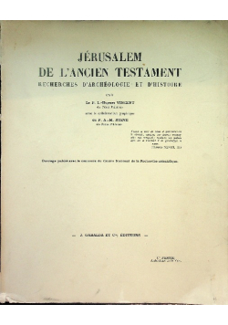 Jerusalem De Lancien Testament
