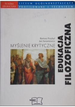 Edukacja Filozoficzna, myślenie krytyczne