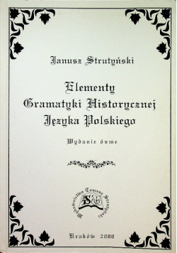 Elementy gramatyki historycznej języka Polskiego