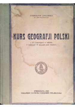 Kurs geografji Polski, 1922 r.