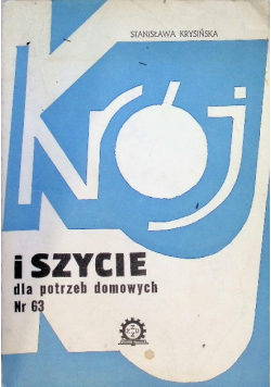 Krój i szycie dla potrzeb domowych