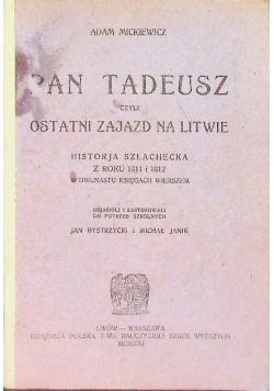 Pan Tadeusz 1921 r.