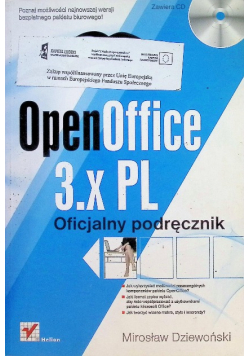 OpenOffice 3 x PL oficjalny podręcznik