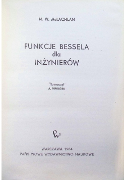 Funkcje Bessela dla inżynierów