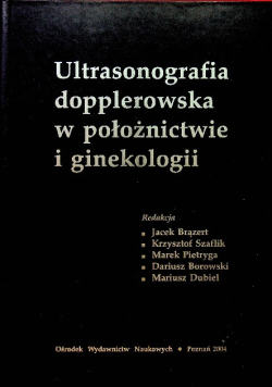 Ultrasonografia dopplerowska w położnictwie i ginekologii