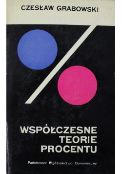Współczesne teorie procentu