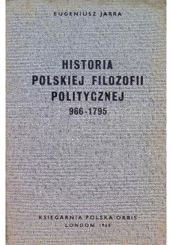 Historia polskiej filozofii politycznej