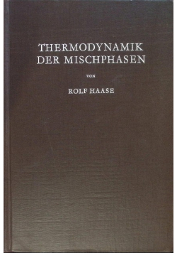 Thermodynamik der mischphasen