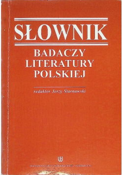 Słownik badawczy literatury Polskiej