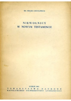 Niewolnicy w Nowym Testamencie