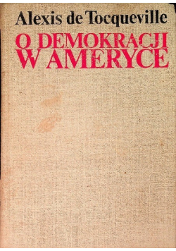 O demokracji w Ameryce