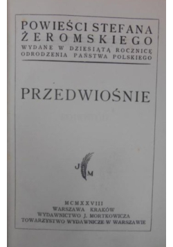 Przedwiośnie, 1928 r.