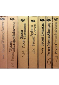 1974 proust w poszukiwaniu straconego czasu Tom 1 do 7