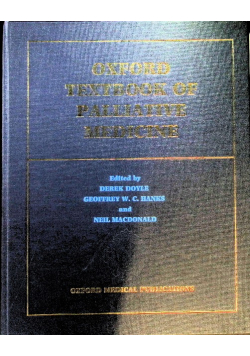 Oxford Textbook of Palliative Medicine