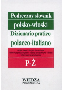 Podręczny słownik polsko włoski P - Ż