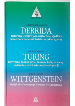 Derrida Turing  Wittgenstein - Wielcy filozofowie