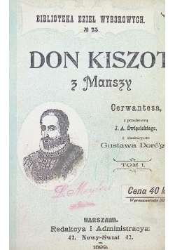 Don Kiszot z Manszy Tom IV 1899 r.