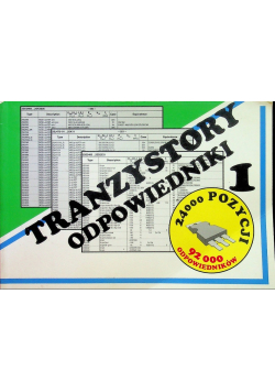 Tranzystory odpowiedniki Tom 1